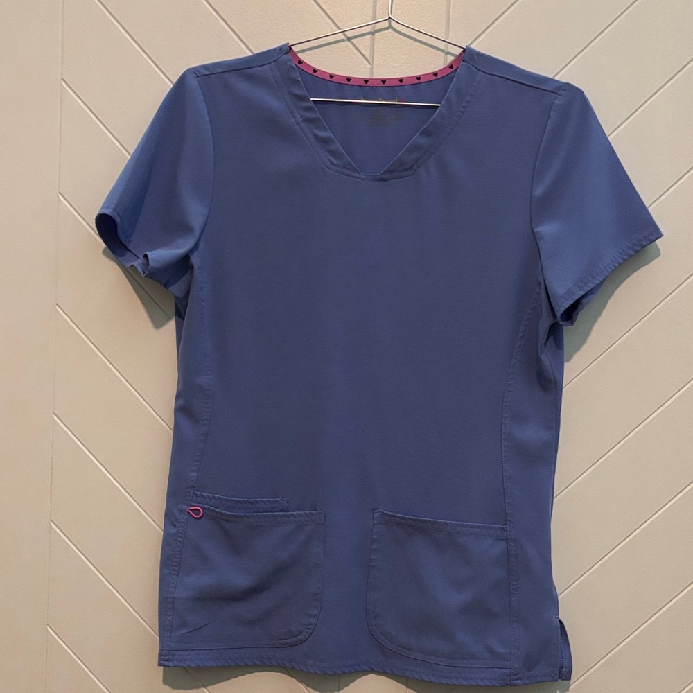 Women's Blue Heart Soul Scrub Set